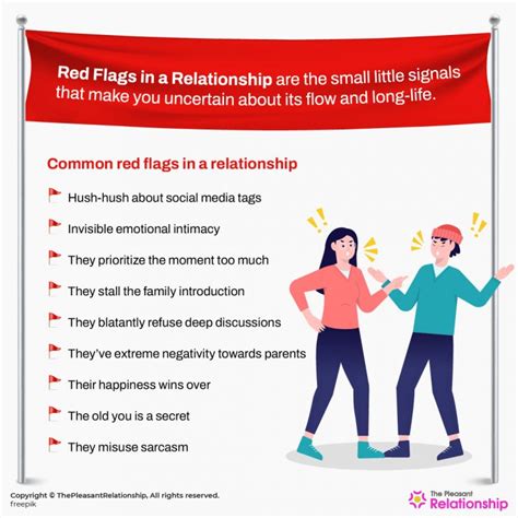 red flags for dating a man